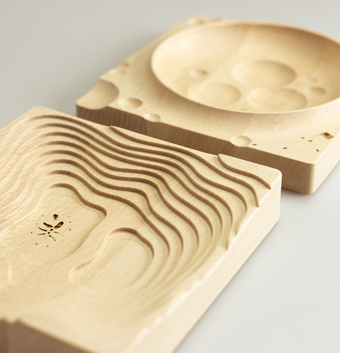 Svuotatasche in legno di faggio