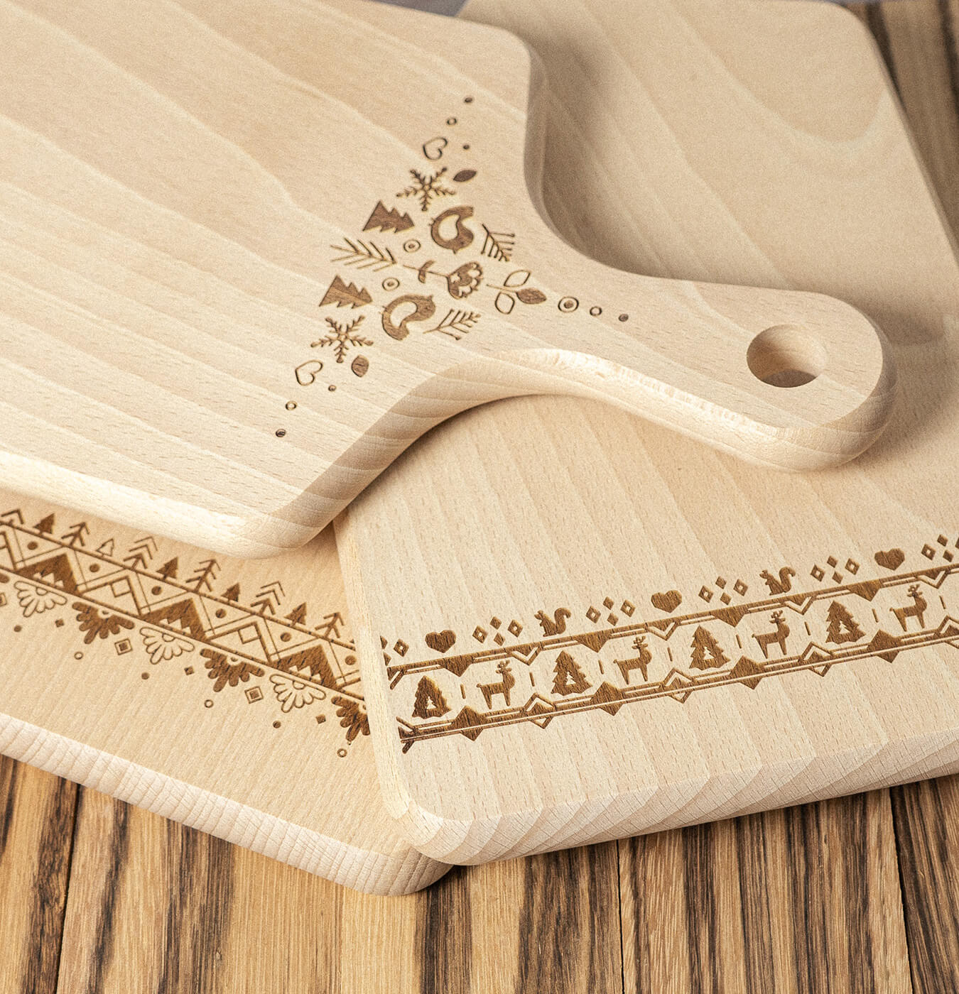 Tagliere con manico Nordic - Leonardi Wood