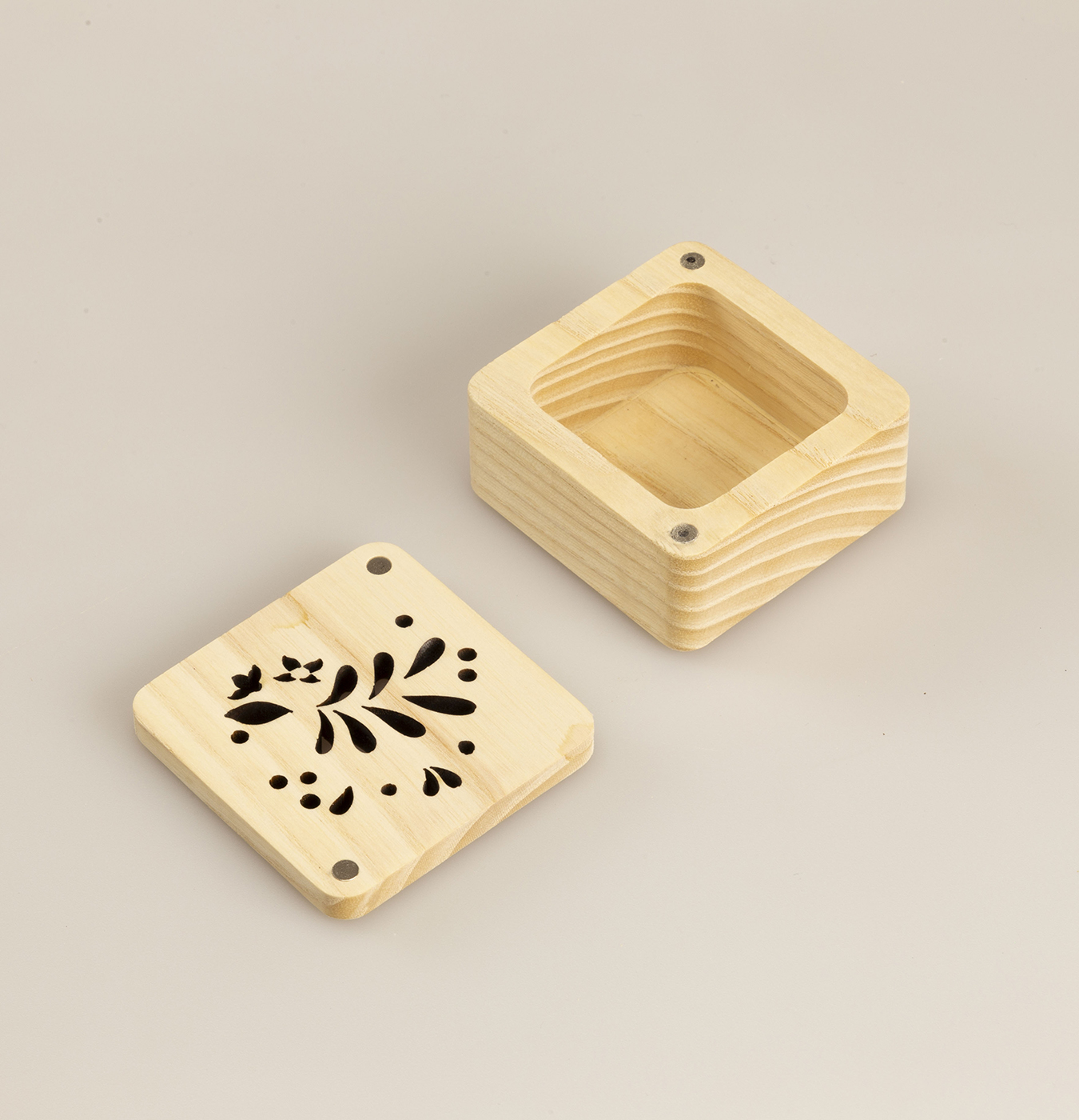 Scatola Portagiochi Kick In Legno Di Quercia - Scatola Portaoggetti 80Lx50Hx50D Cm