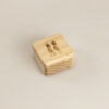 Scatola con coperchio magnetico in legno di frassino