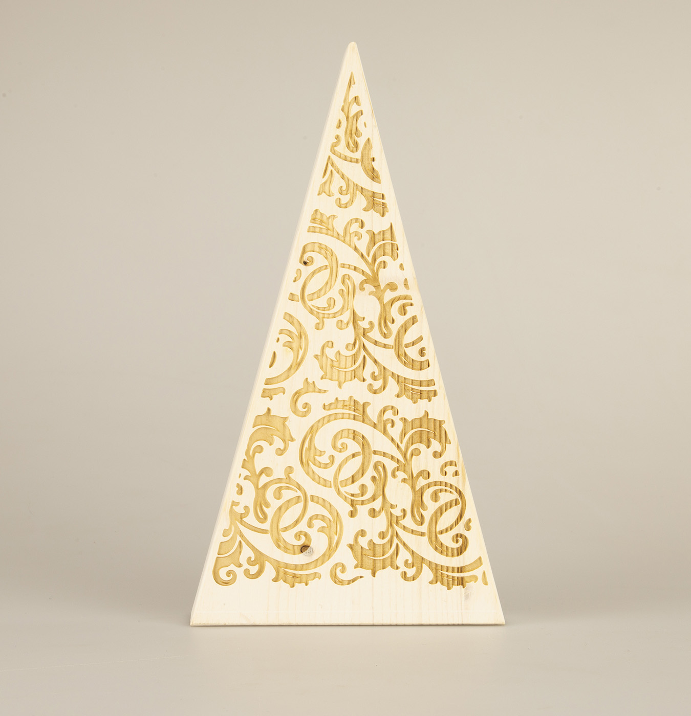 Decorazione natalizia da appoggio a forma di albero