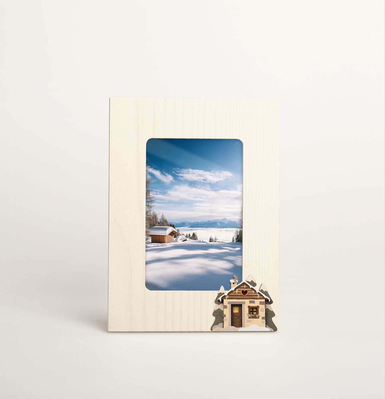 cornice portafoto in legno