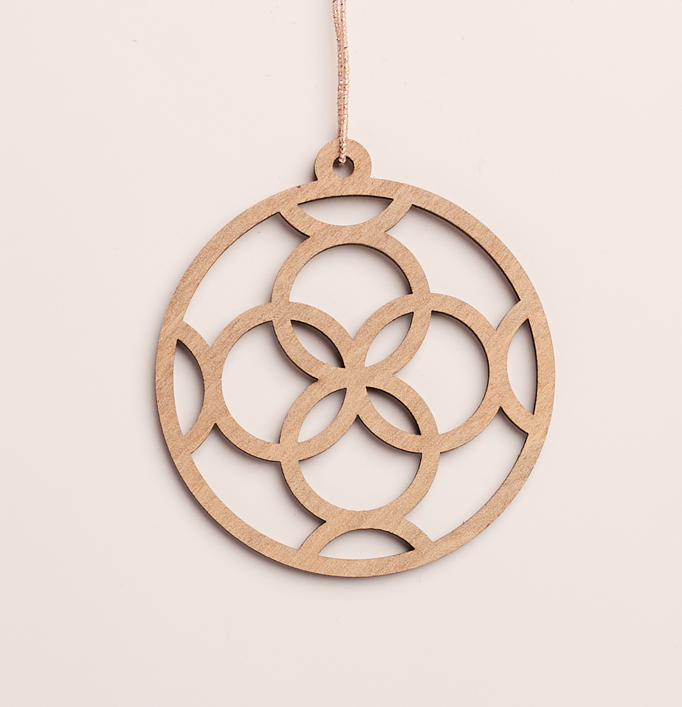 addobbo in legno per l'albero di Natale