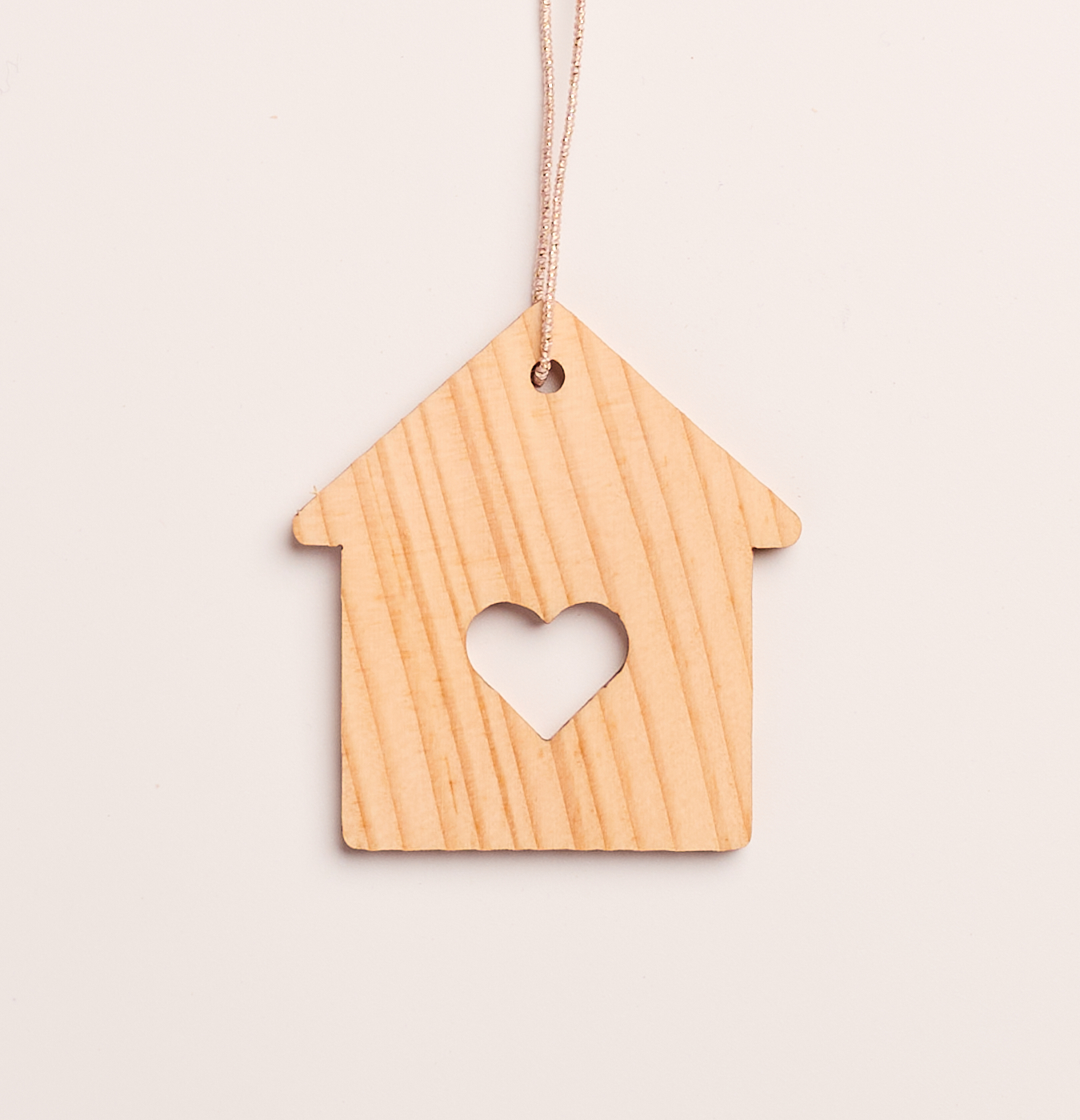 addobbo in legno per l'albero di Natale