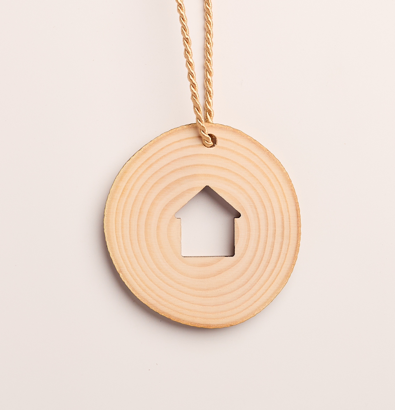 addobbo in legno per l'albero di Natale