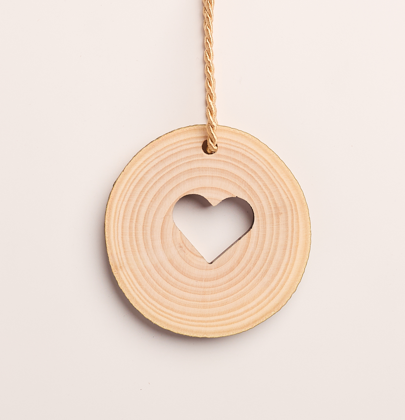 addobbo in legno per l'albero di Natale