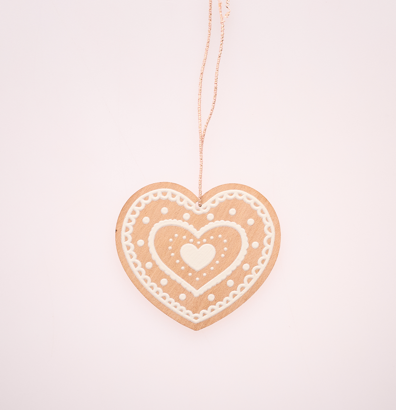 addobbo in legno per l'albero di Natale