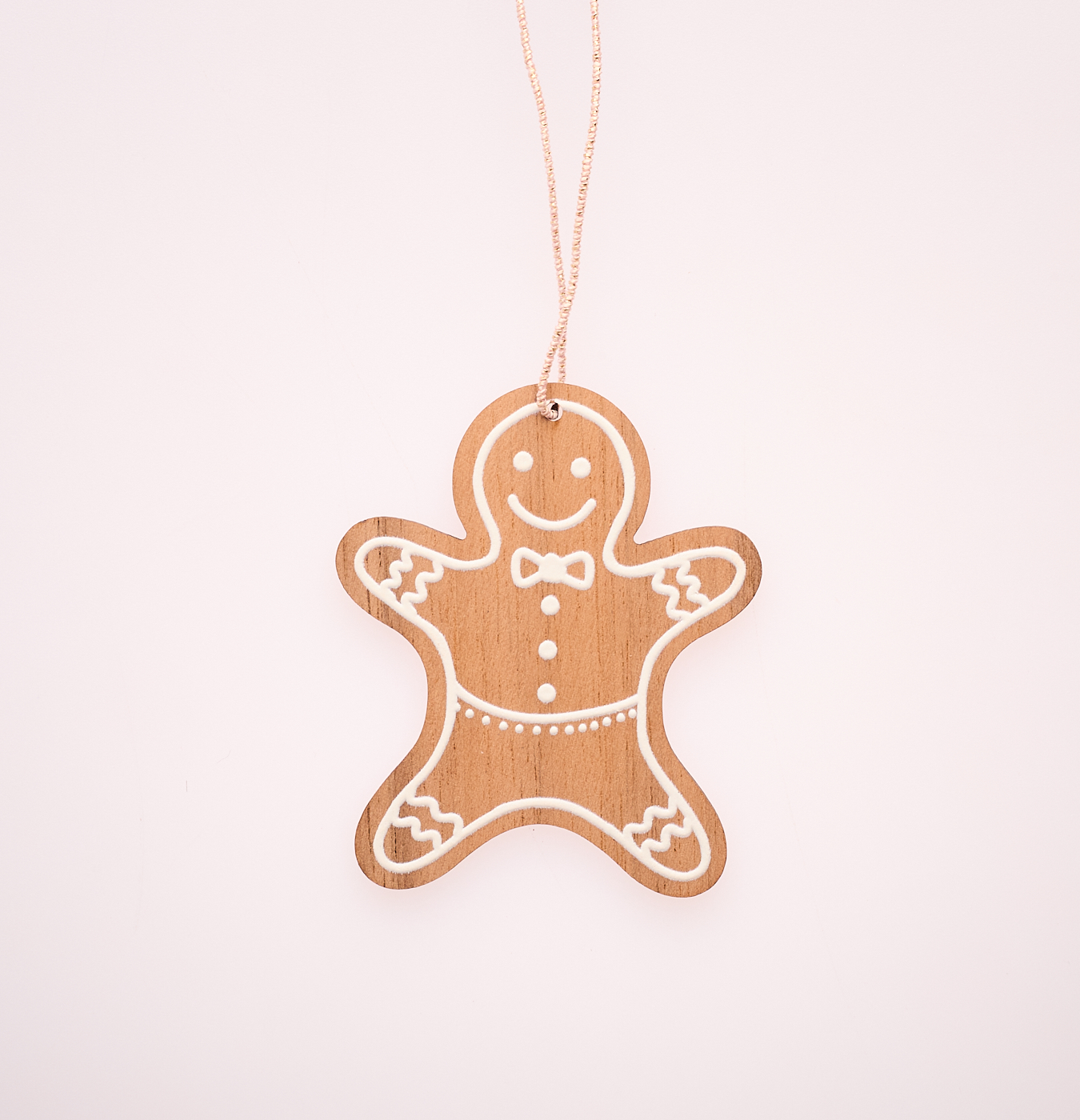 addobbo in legno per l'albero di Natale