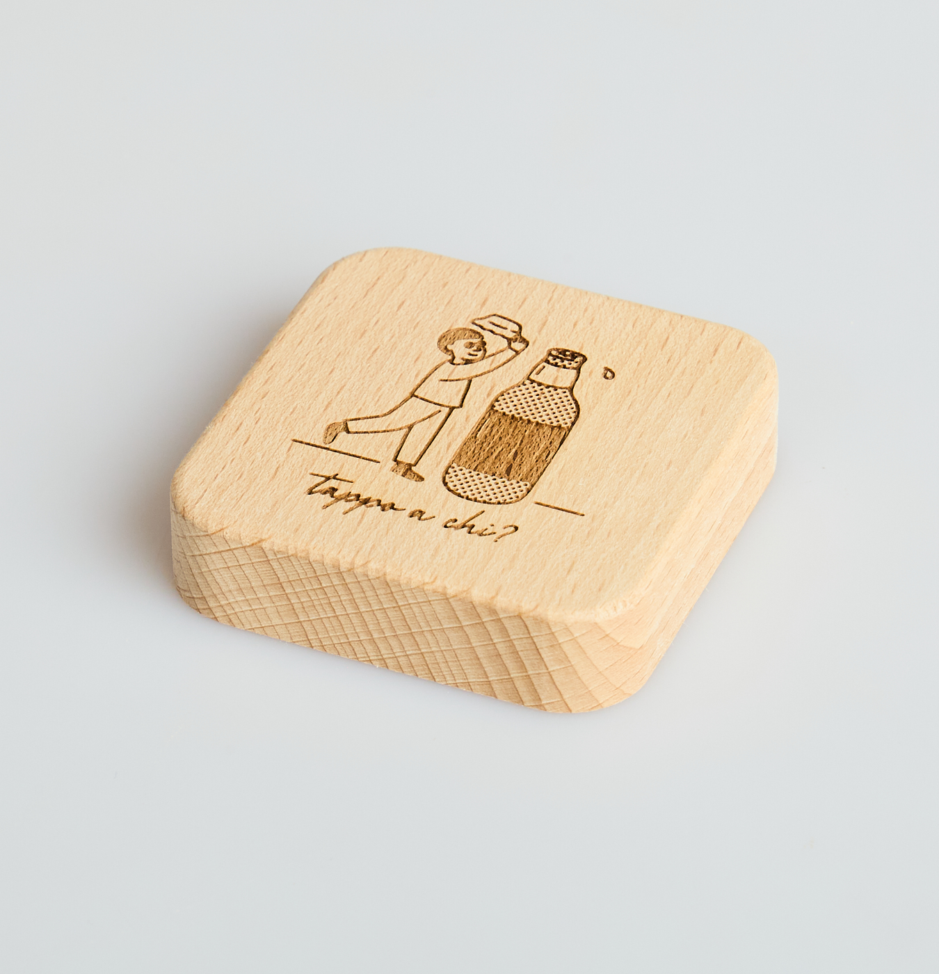 cavatappi in legno con magnete