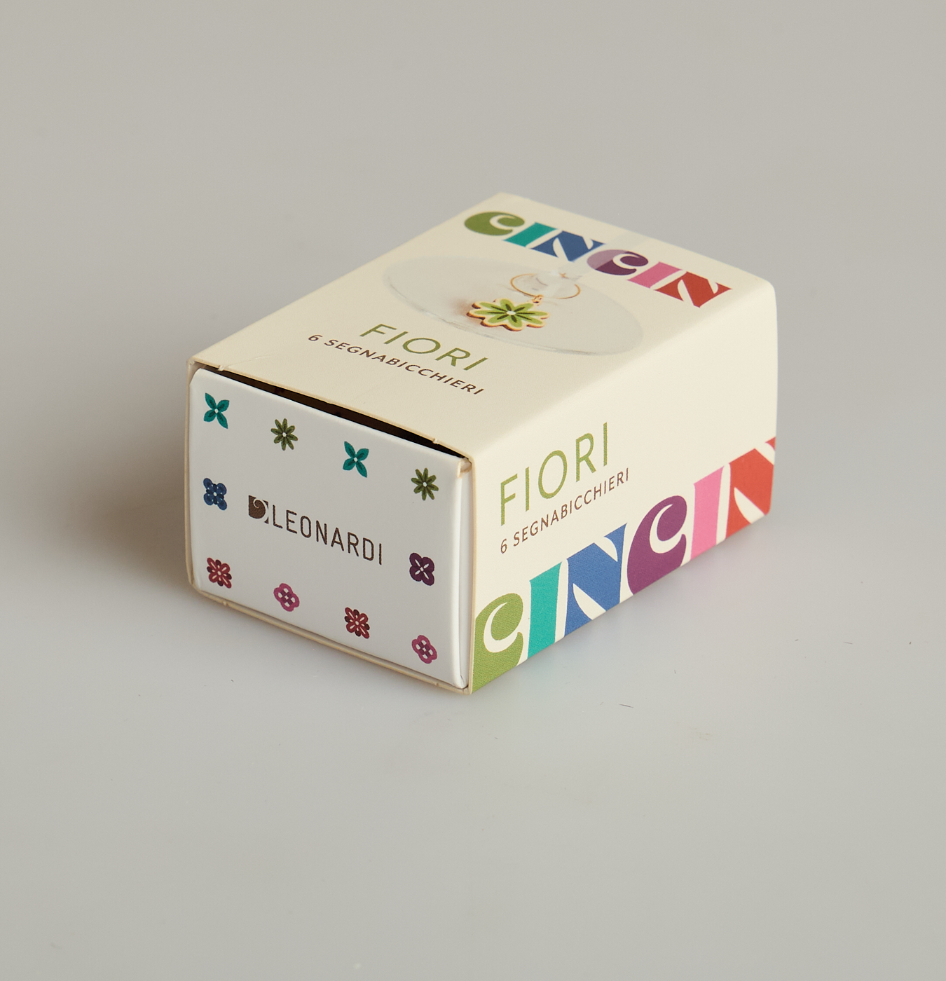 segnabicchieri cincin fiori