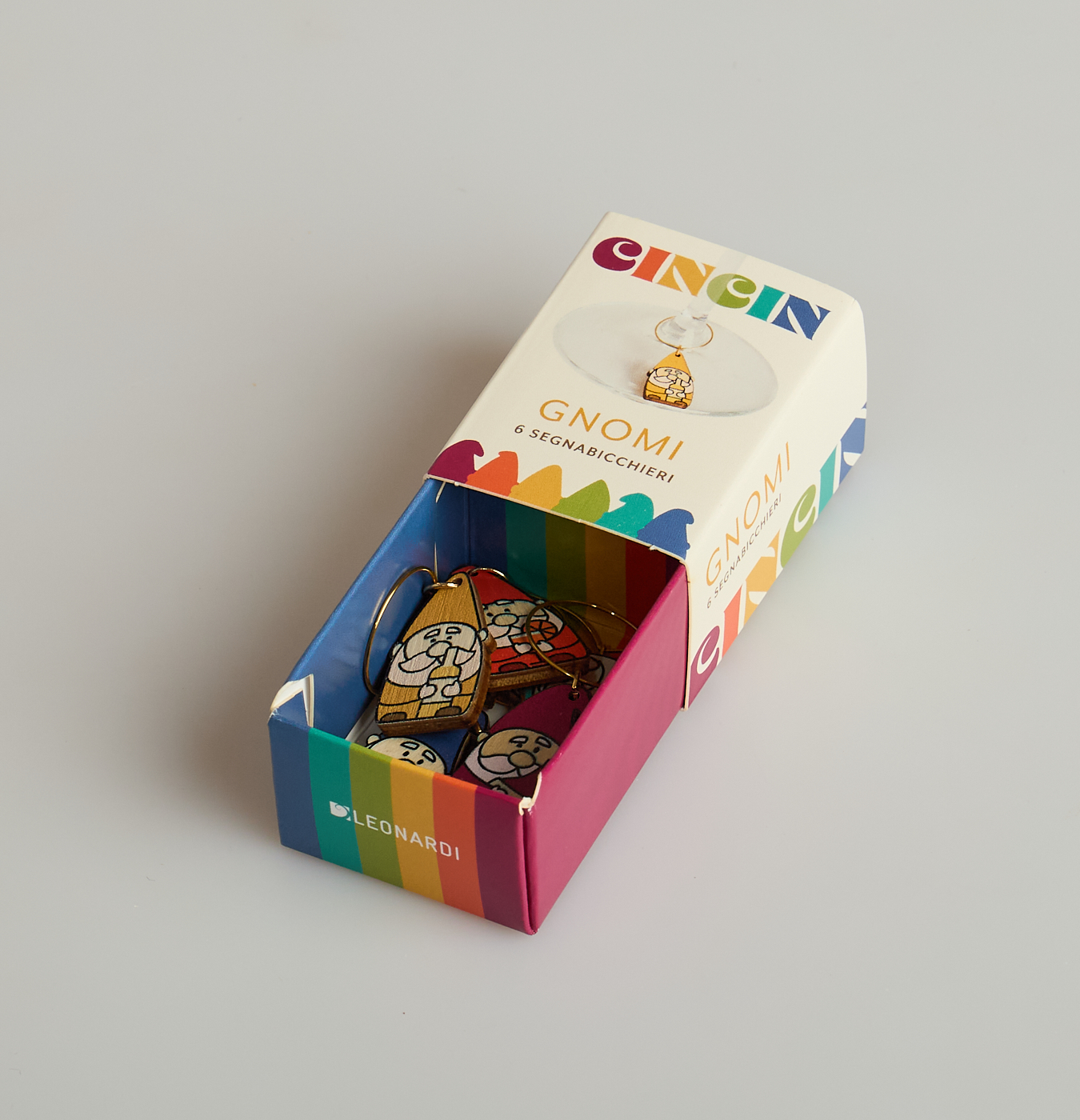 segnabicchieri cincin gnomi