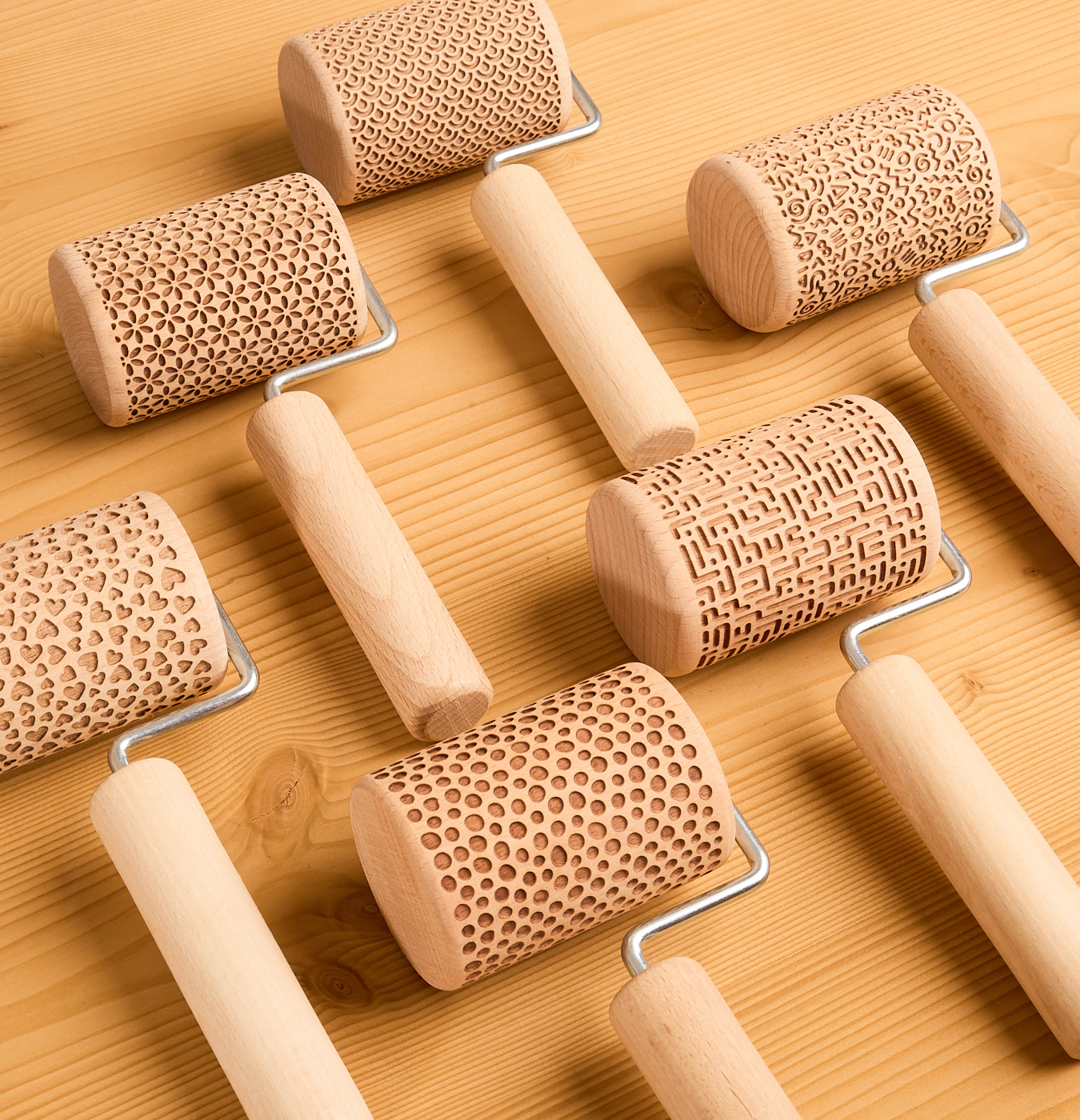 rullo decorativo per decorare la pasta fresca