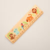 righello in legno stampato colorato per bambini
